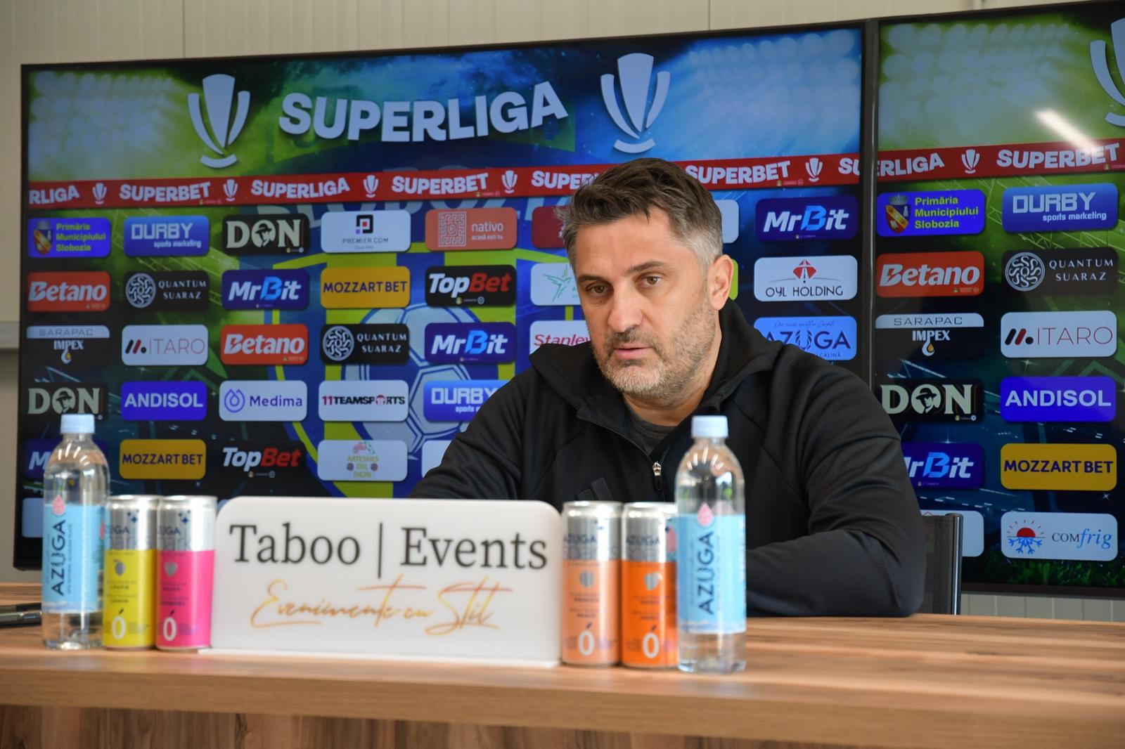 Claudiu Niculescu: „Aș prefera cu Metaloglobus să avem o jumătate de ocazie dar să câștigăm meciul”